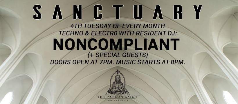 Sanctuary Techno Monthly - フライヤー表