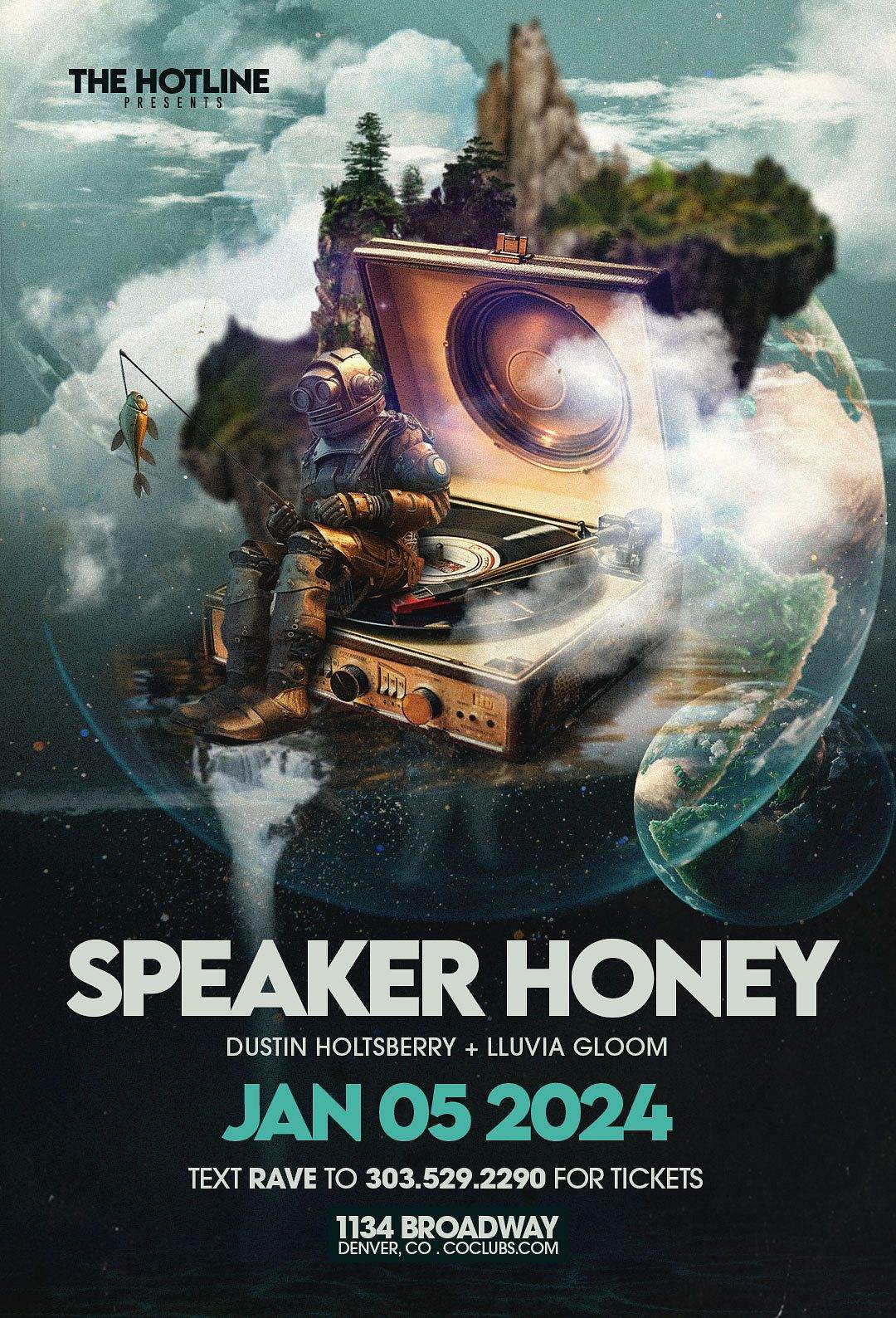 Speaker Honey - Página frontal