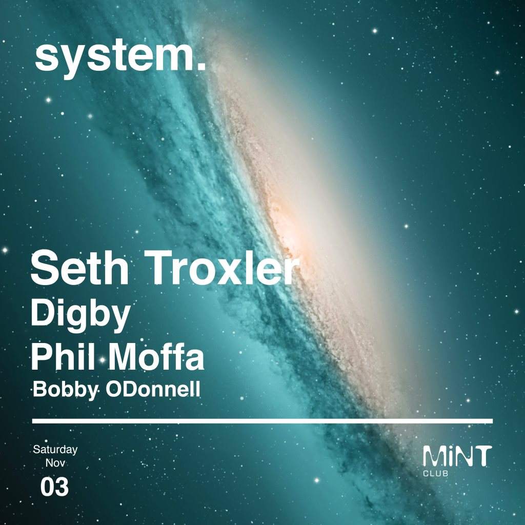System - Seth Troxler, Digby, Bobby Odonnell - Página frontal