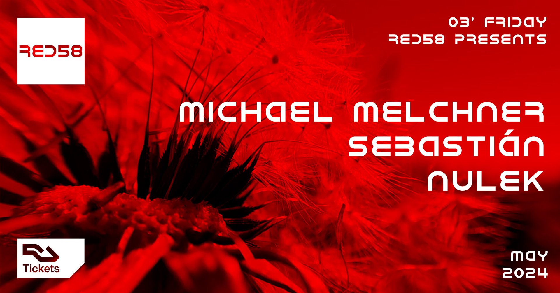 RED58 presents Michael Melchner, Sebastian & Nulek - Página frontal
