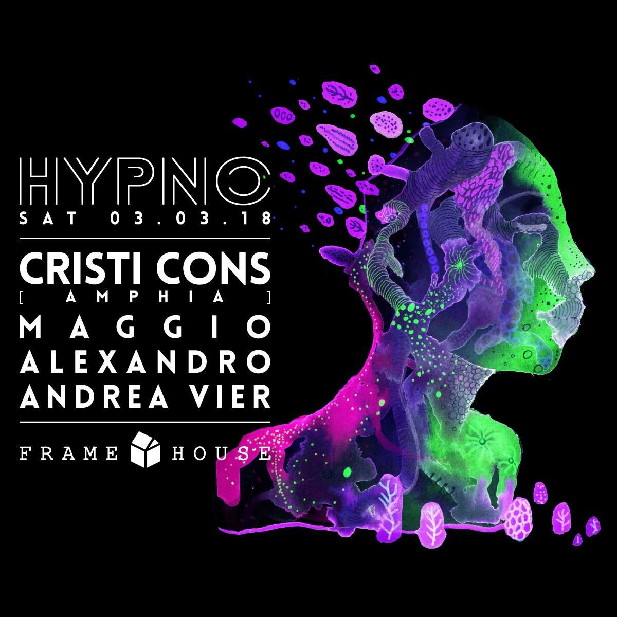 Hypno: Cristi Cons - フライヤー表