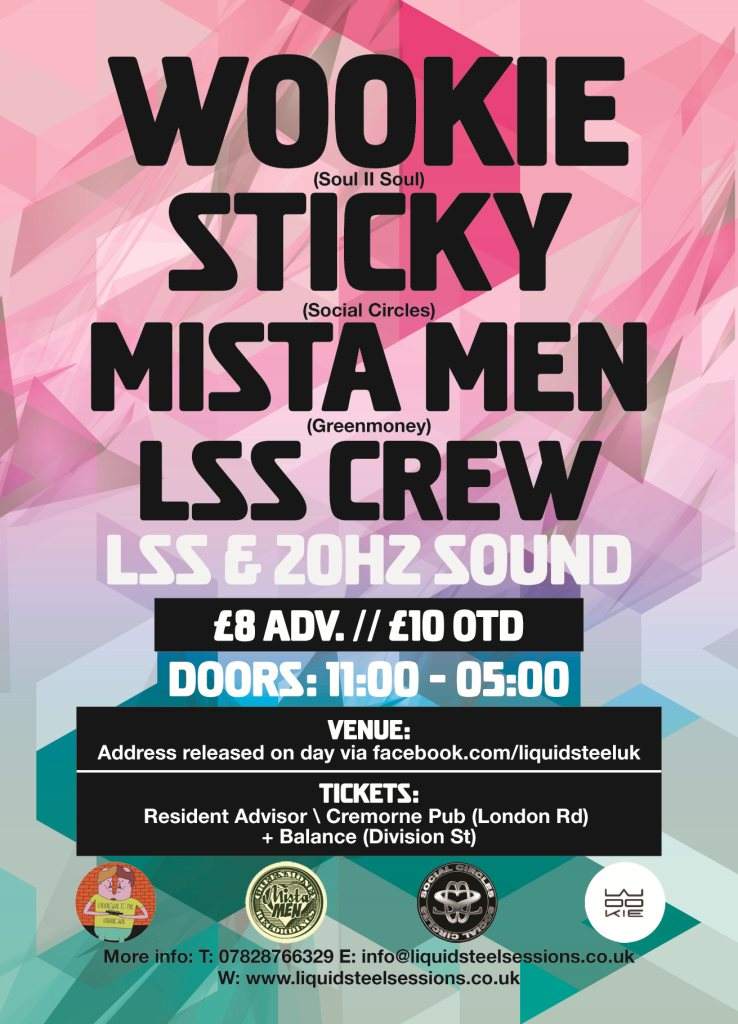 LSS Warehouse Jam with Wookie & Sticky - Flyer back