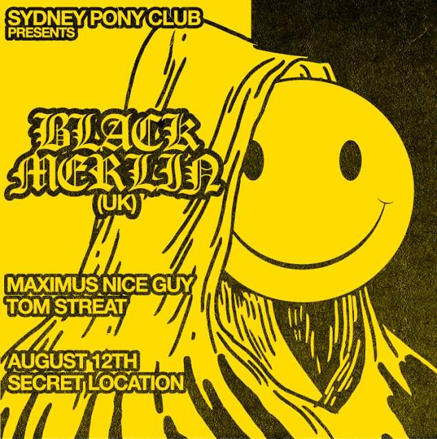 Sydney Pony Club Pres. Black Merlin (UK) - Página frontal