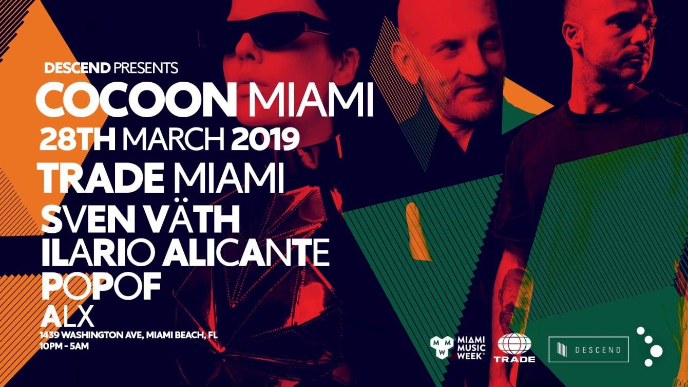 Cocoon Miami feat. Sven Väth, Ilario Alicante, Popof (Miami Music Week) - Página frontal