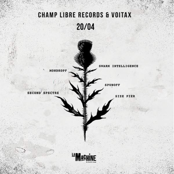 Champ Libre Records & Voitax - Página frontal