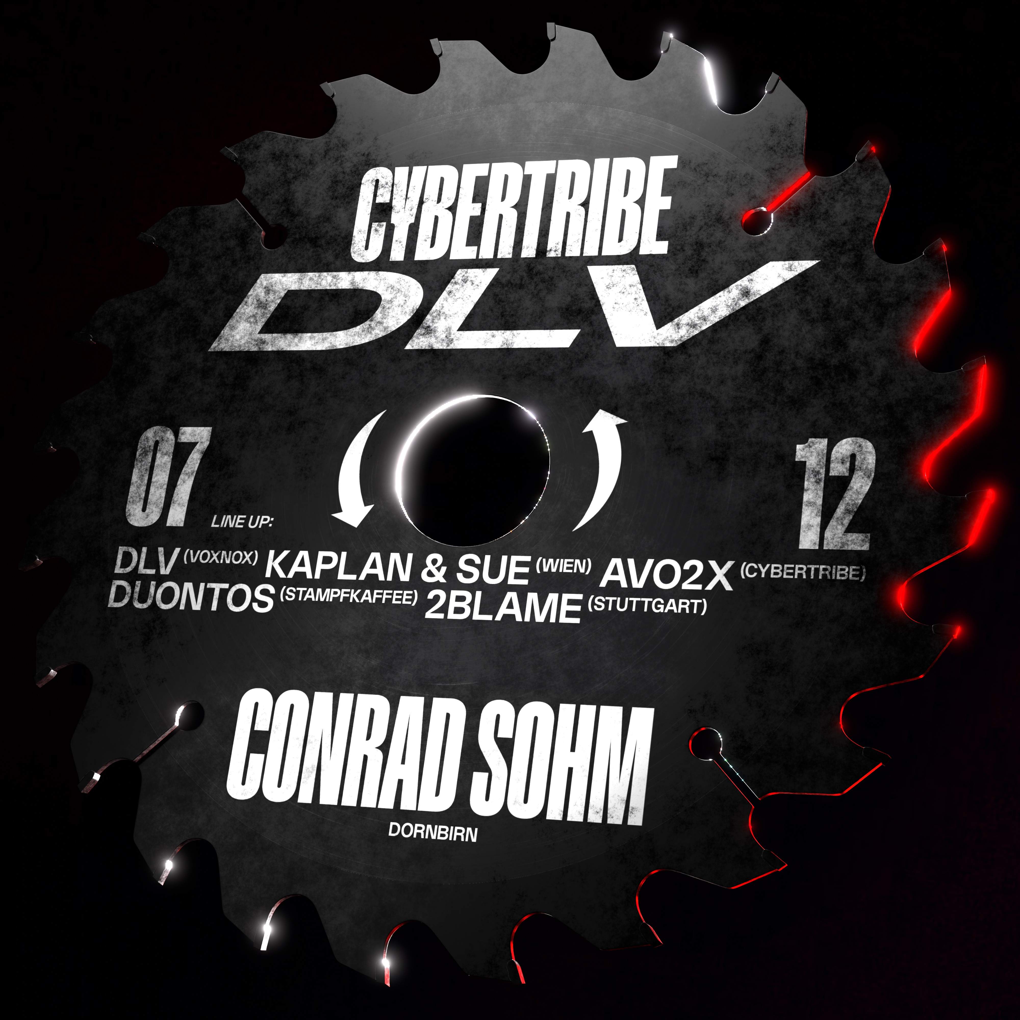 Cybertribe with DLV - フライヤー表