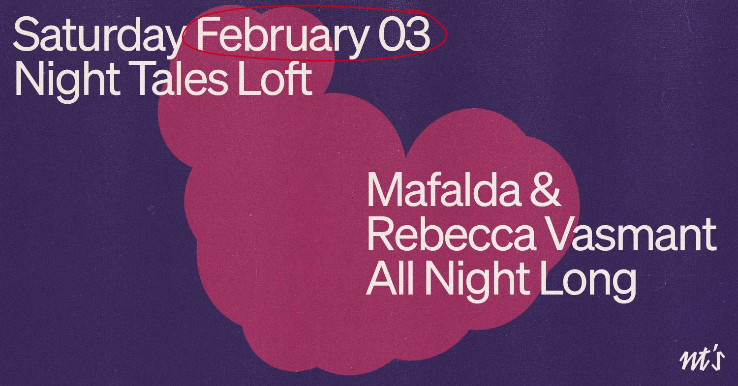 NT's Loft: Mafalda & Rebecca Vasmant (All Night Long) - Página frontal