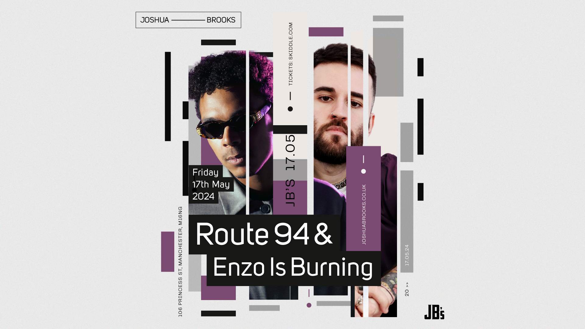 Route 94 & Enzo Is Burning - Página trasera