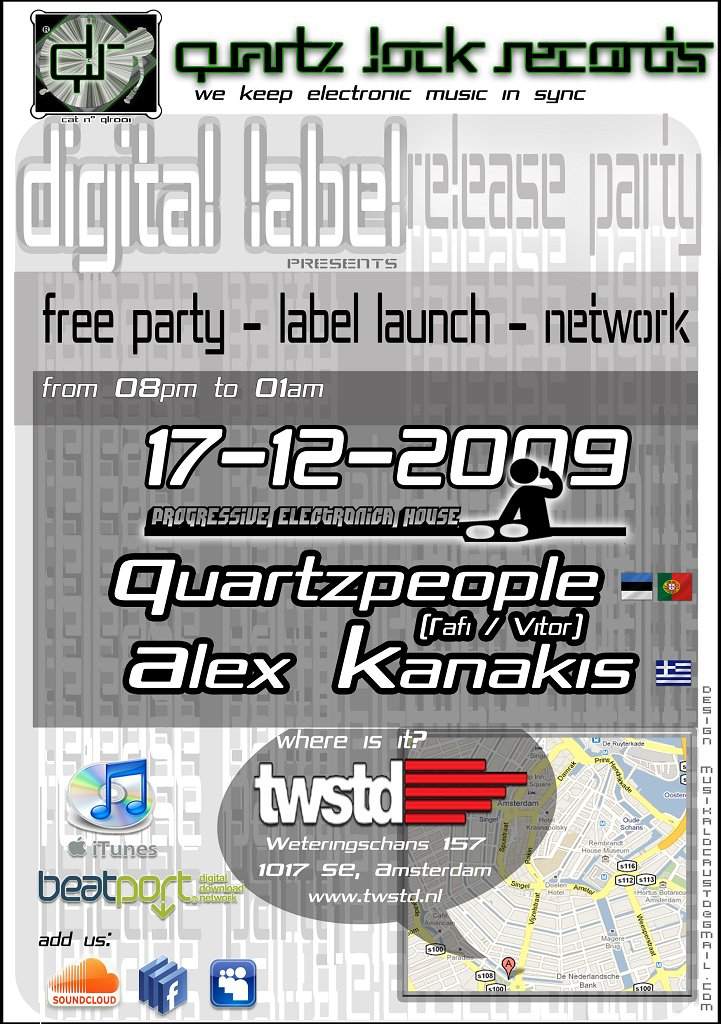 Quartz Lock Records Release Party - Página frontal