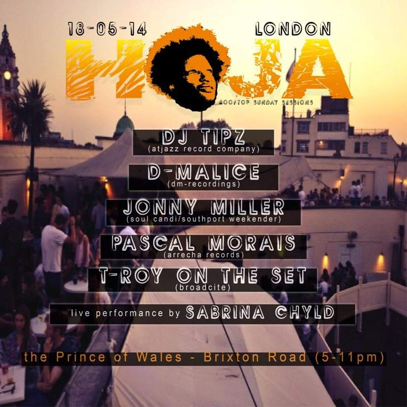 Hoja Rooftop Sunday Sessions - フライヤー表