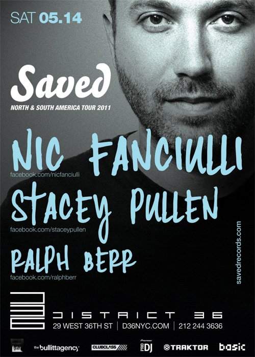 Saved Records with Nic Fanciulli and Stacey Pullen - フライヤー表