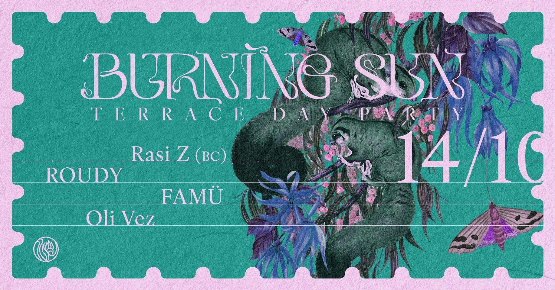 Burning Sun - Terrance Party - Página frontal