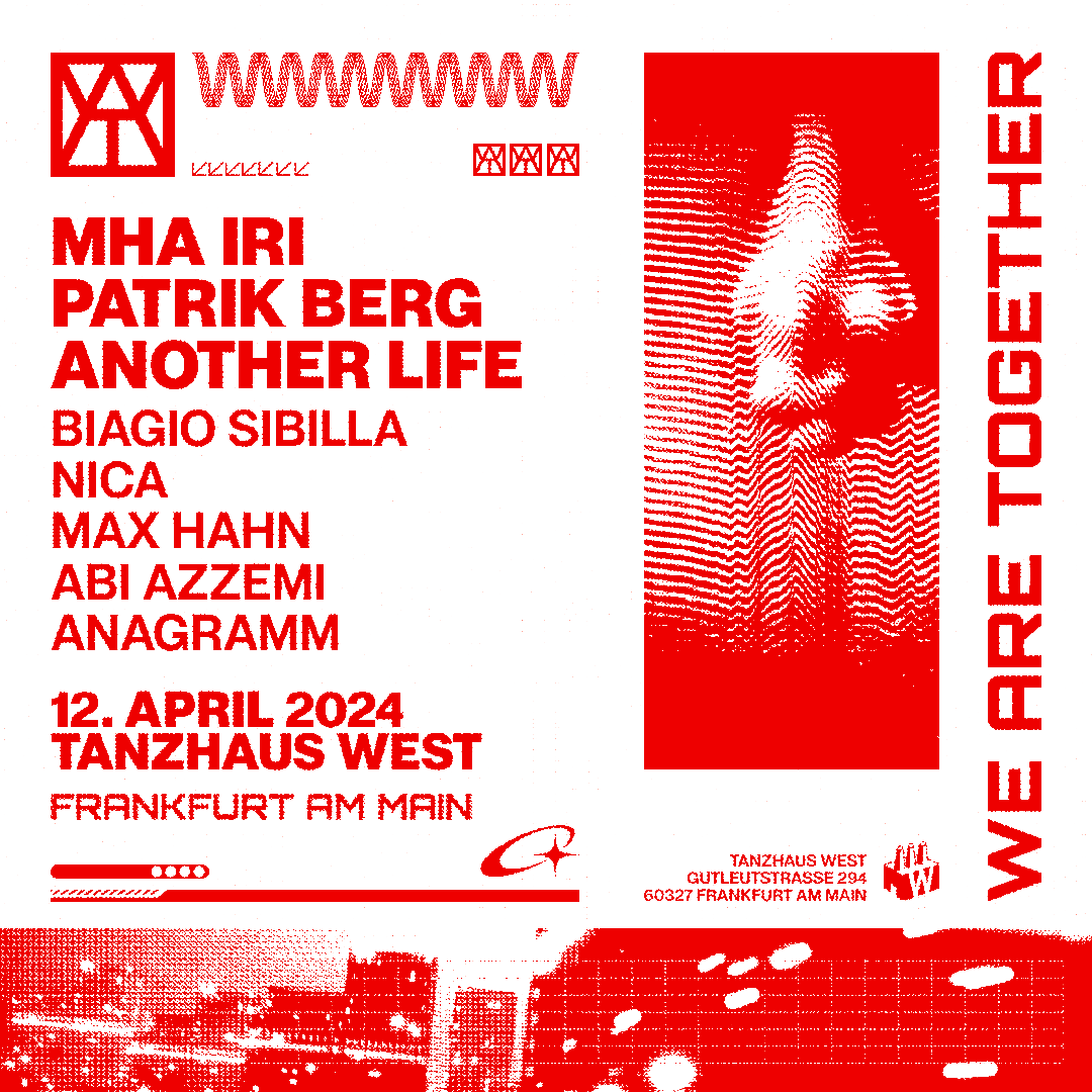 We Are Together with Mha iri & Patrik Berg - フライヤー表