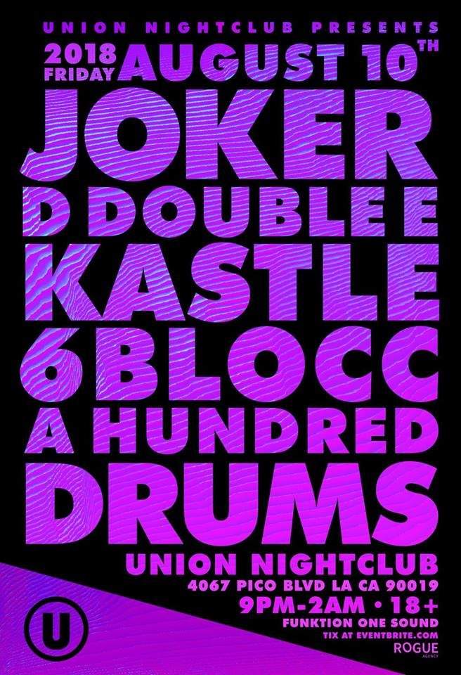 Joker - D Double E - Kastle - 6BLOCC - A Hundred Drums - Página frontal
