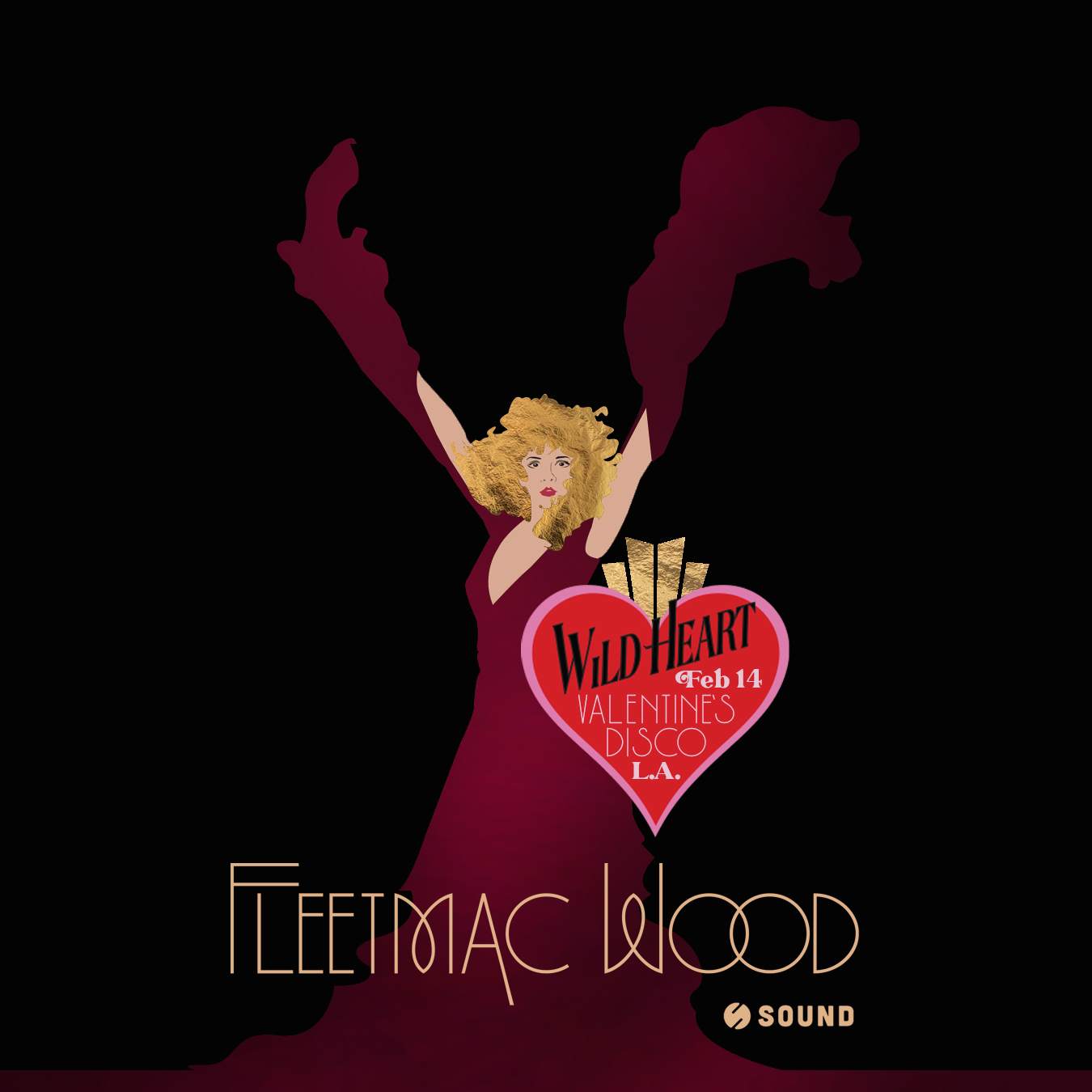 Fleetmac Wood presents Wild Heart Valentine's Disco - Página frontal