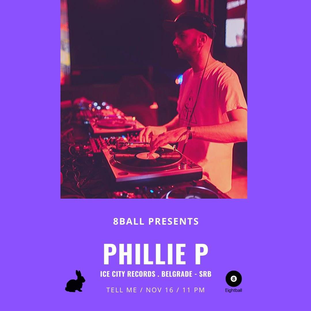 8ball with Phillie P - フライヤー表