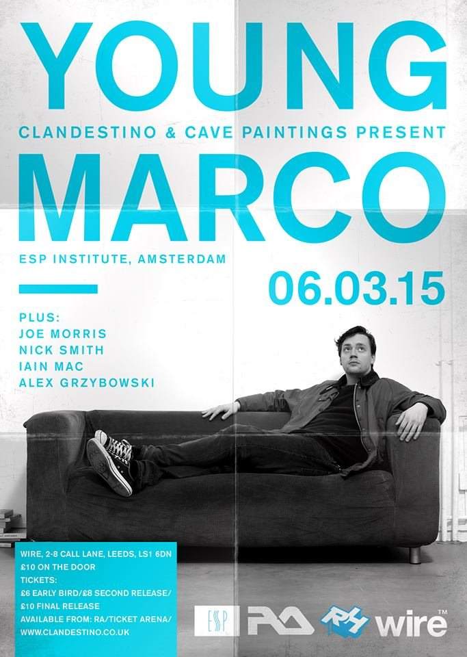 Clandestino & Cave Paintings Pres. Young Marco - フライヤー表