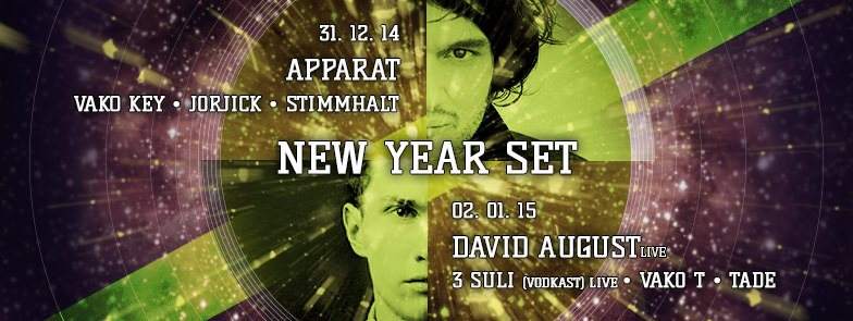 New Year Set with Apparat and David August - Flyer front