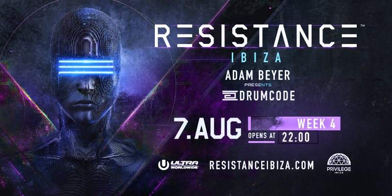 Resistance Ibiza Week 4 - Adam Beyer presents Drumcode - Página frontal