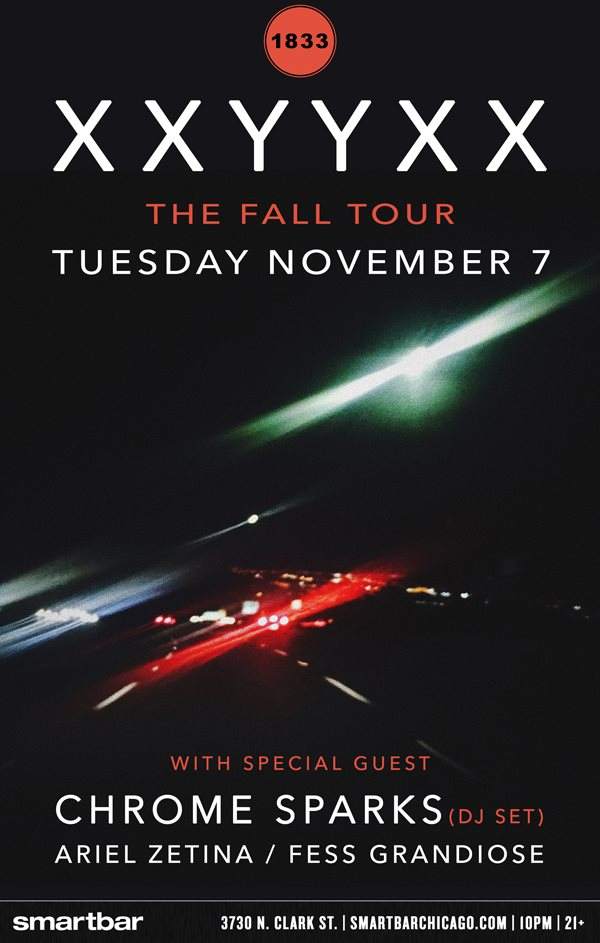 The Fall Tour - XXYYXX with Special Guest Chrome Sparks - Página frontal