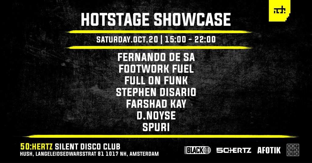 Hotstage Showcase - Amsterdam Dance Event 2018 - フライヤー表