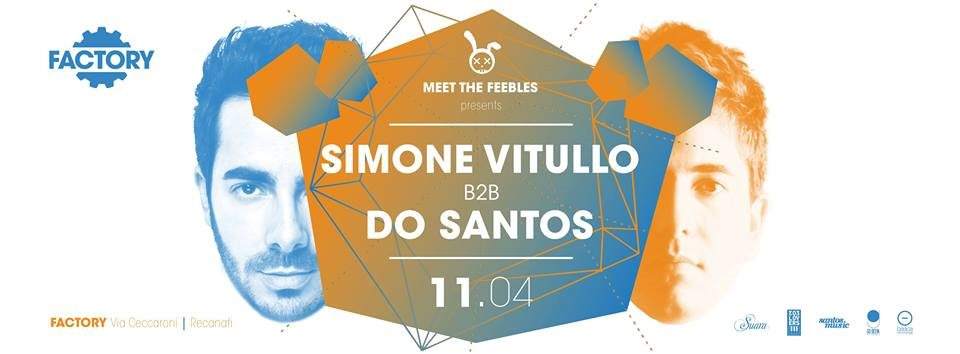 Meet The Feebles presents Simone Vitullo b2b Do Santos - Página frontal