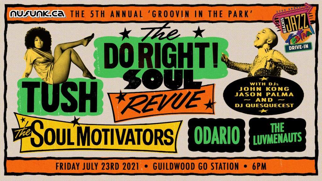 Groovin' IN the Parking Lot X Do Right! Soul Revue Drive-IN - Página frontal