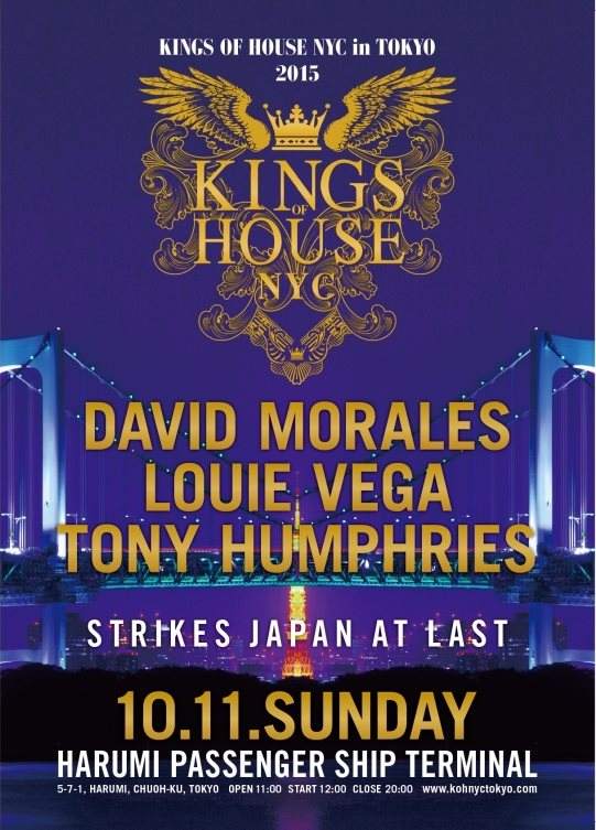 Kings Of House NYC in Tokyo - フライヤー表