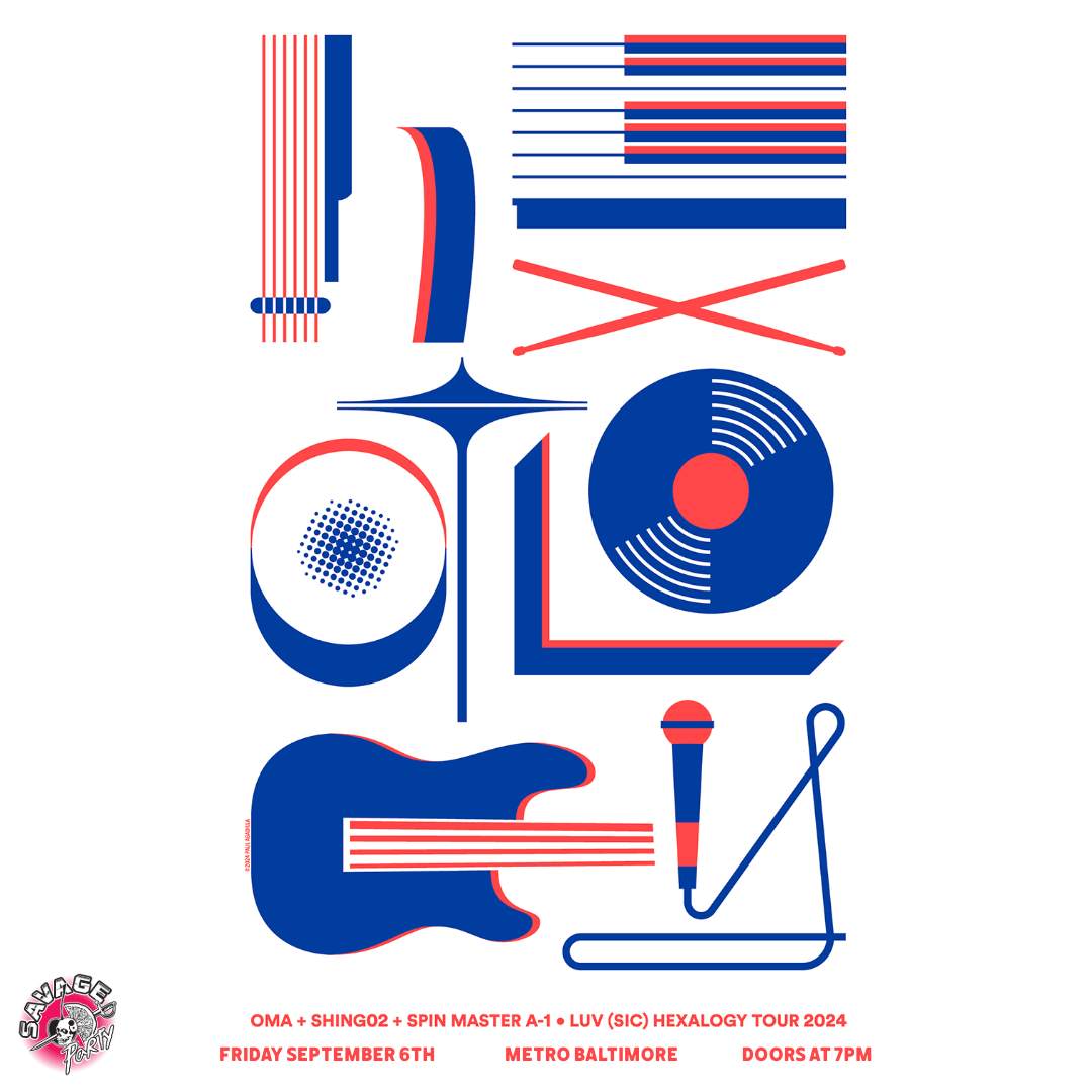 OMA + SHING02 – LUV(SIC) HEXALOGY TOUR at The Metro Gallery