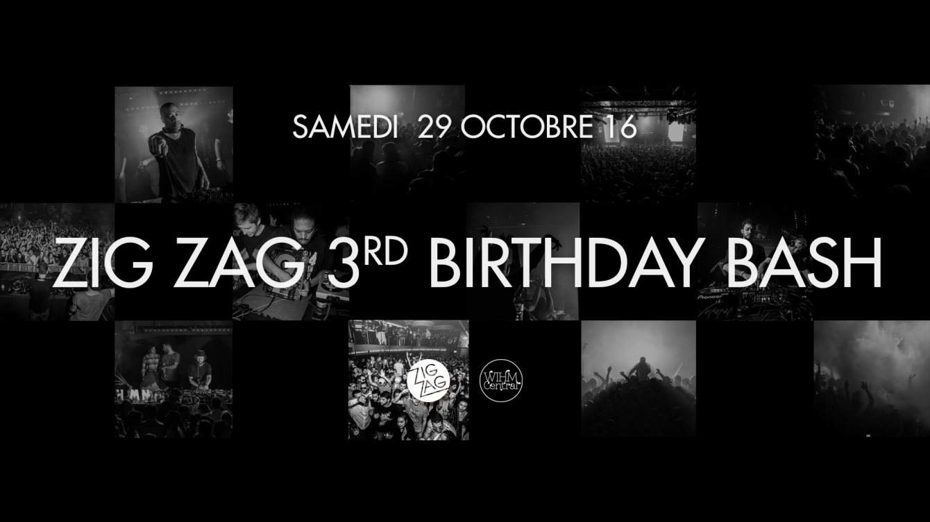Zig Zag Birthday Bash - Página frontal