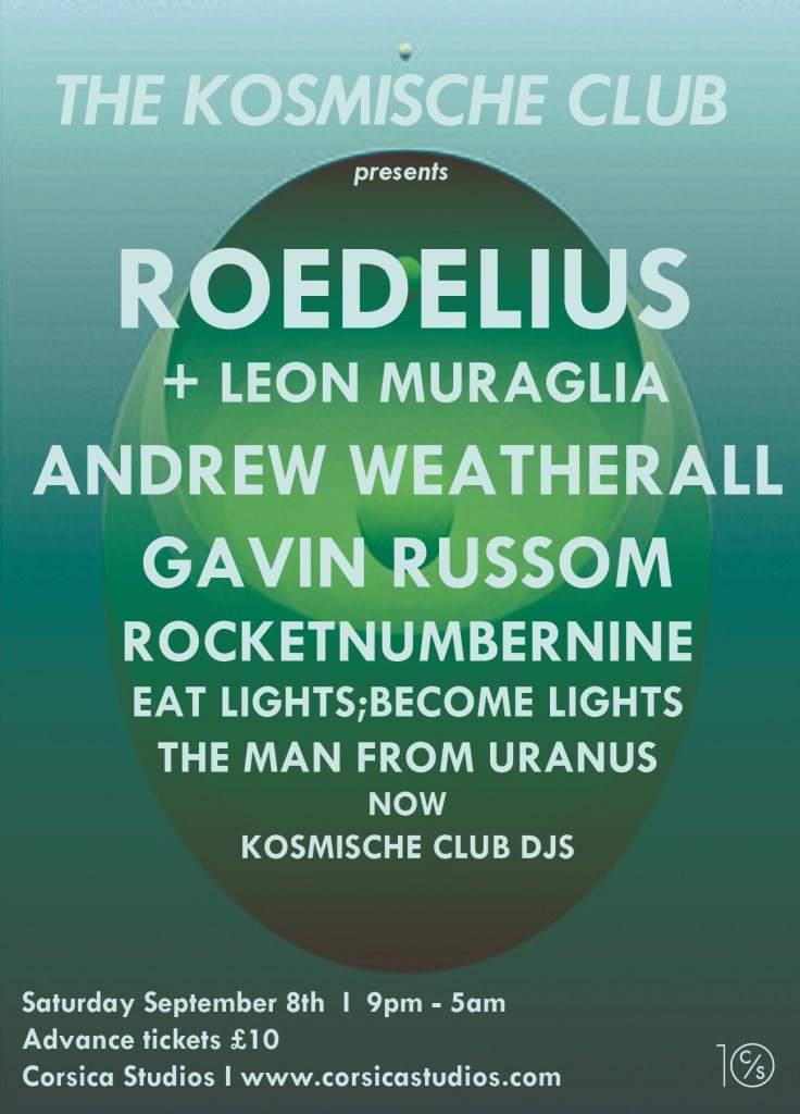 Kosmische Club with Roedelius, Gavin Russom, Andrew Weatherall - Página frontal