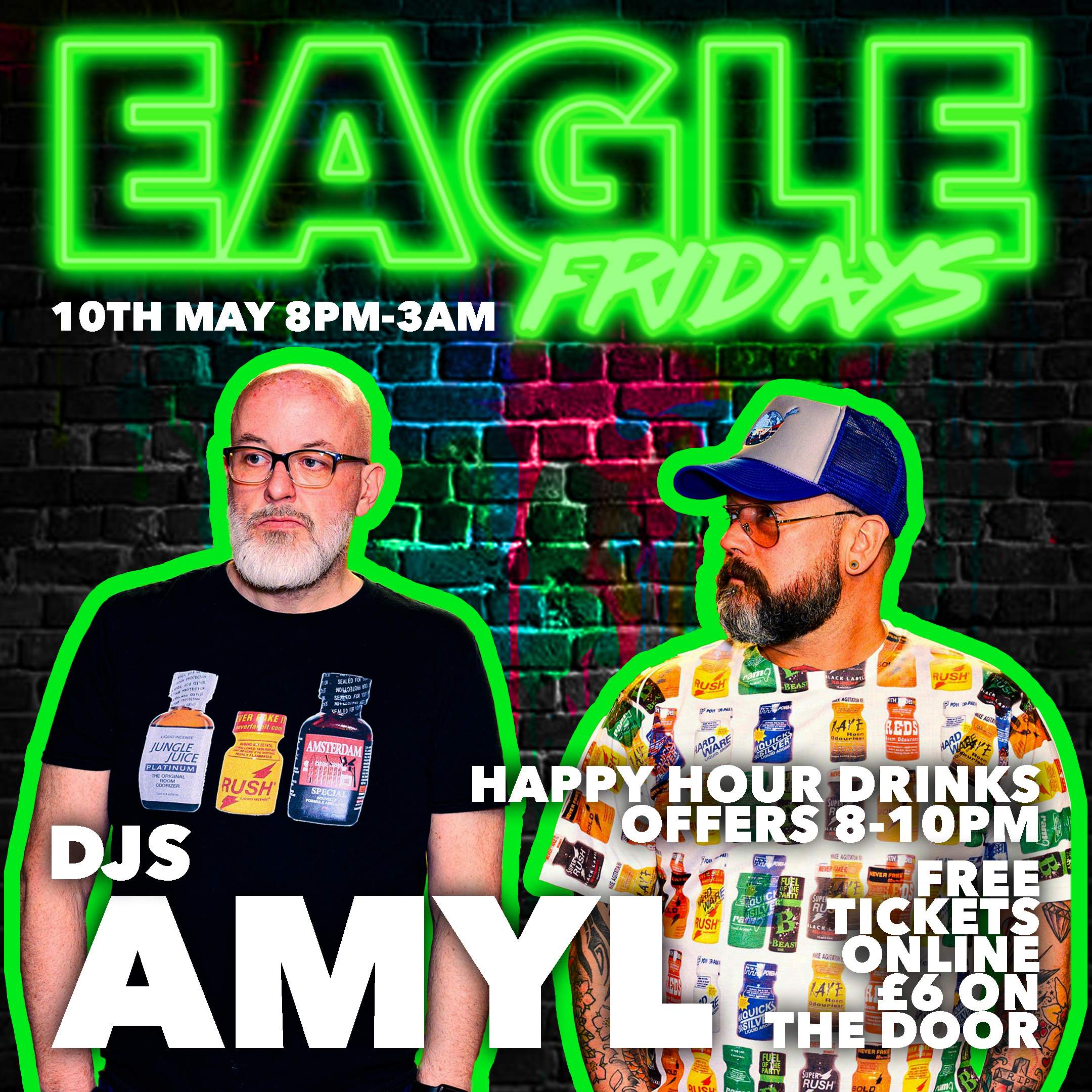 Eagle Fridays with DJs AMYL - フライヤー表