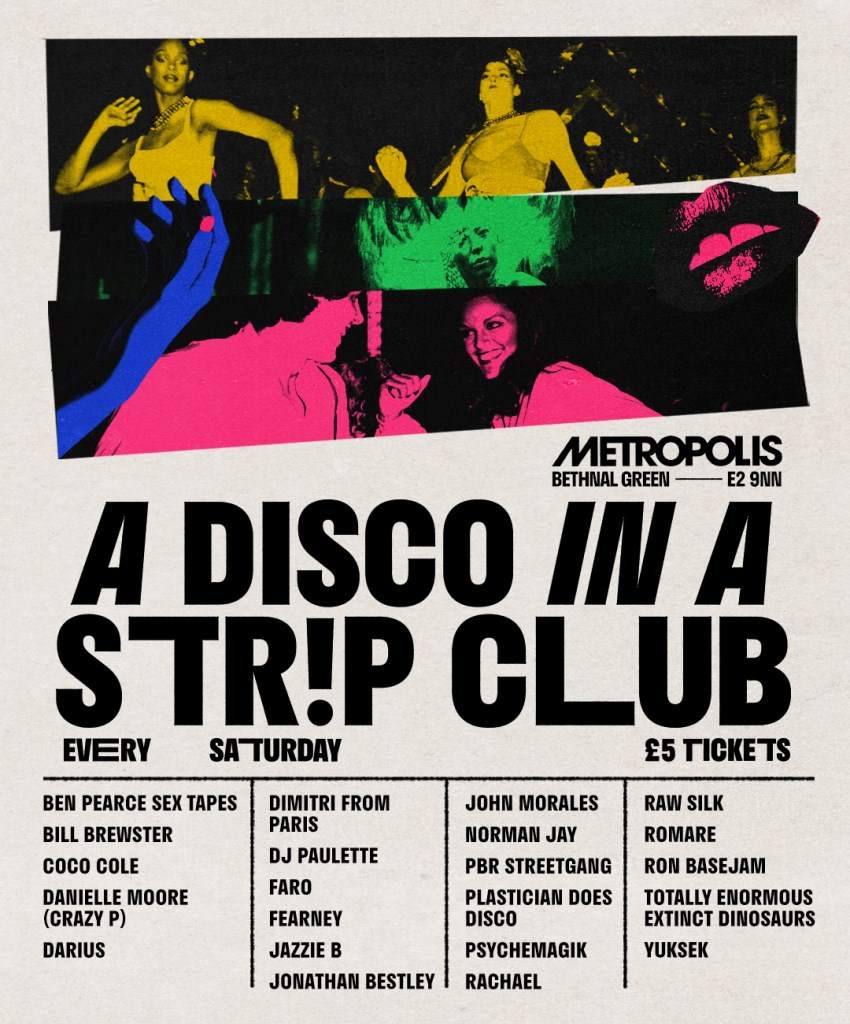 A Disco in a Str!p Club - フライヤー表
