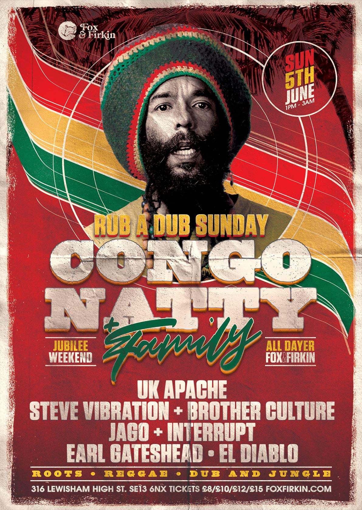 Rub A Dub Sunday: Congo Natty and Family - Página frontal
