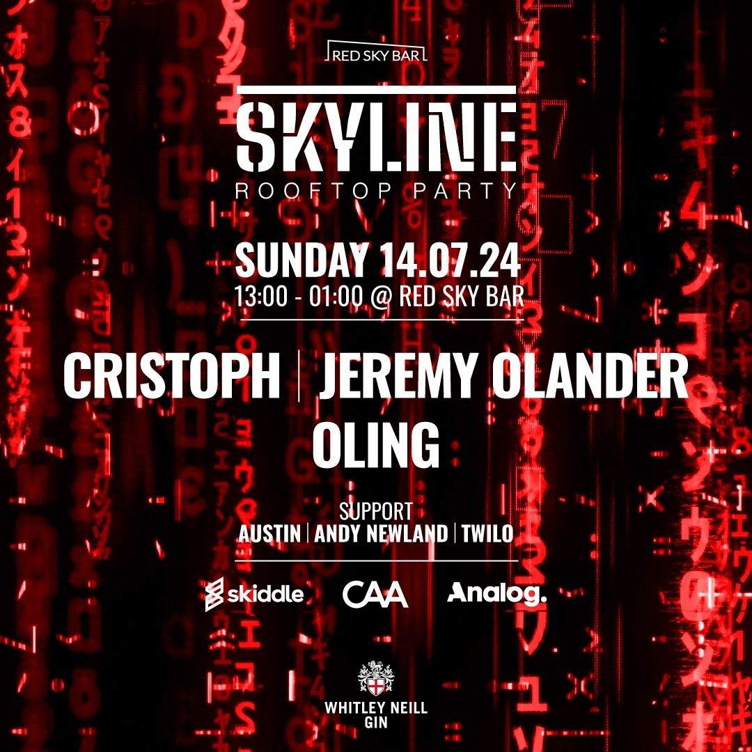 Skyline feat. Cristoph, Jeremy Olander & OLING - フライヤー表