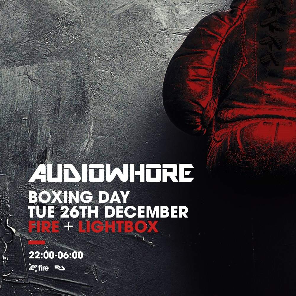 Audiowhore Boxing Day - フライヤー表
