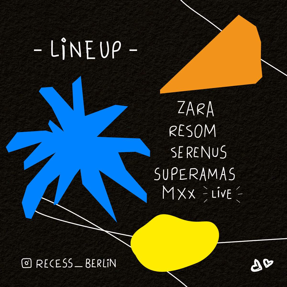 Recess with Zara, Resom, serenus, MXX (live) & superamas - Página trasera