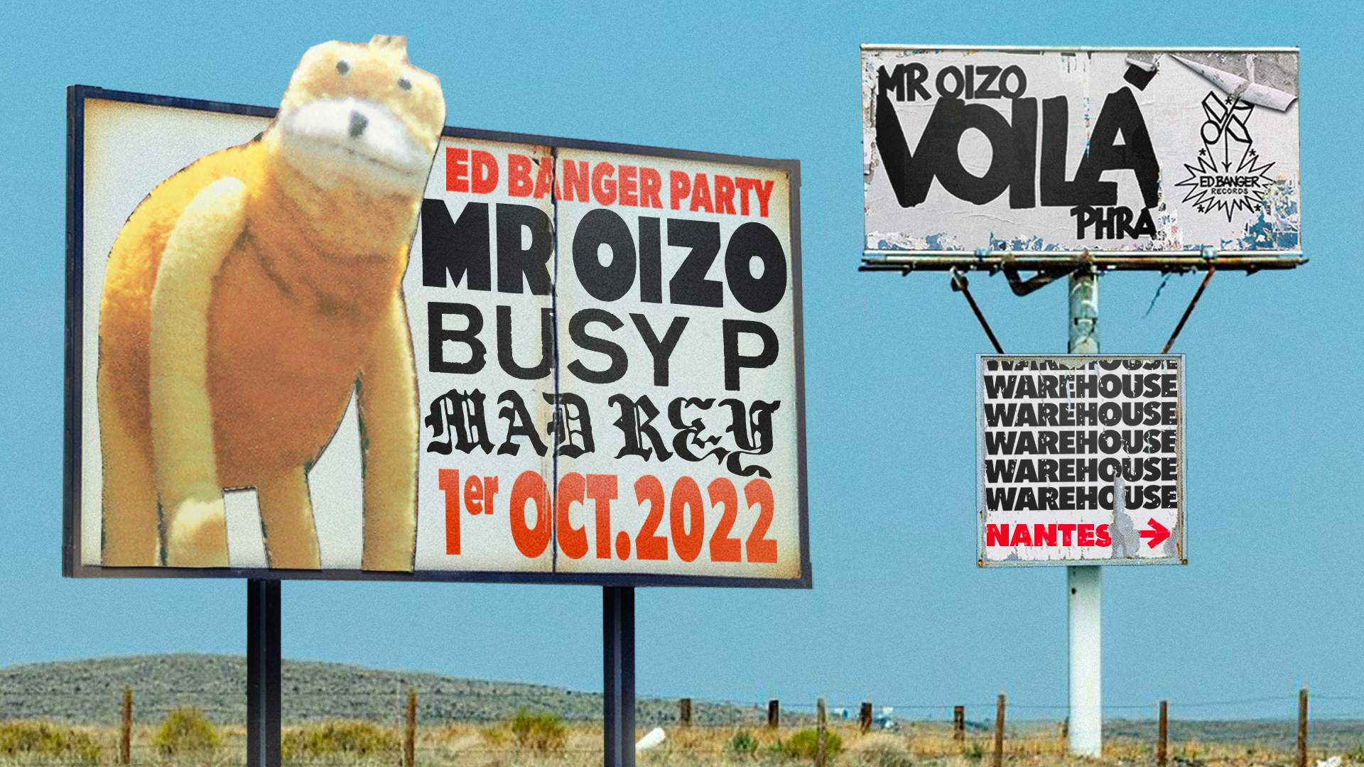 Ed Banger: Mr Oizo, Busy P, Mad Rey - Página frontal