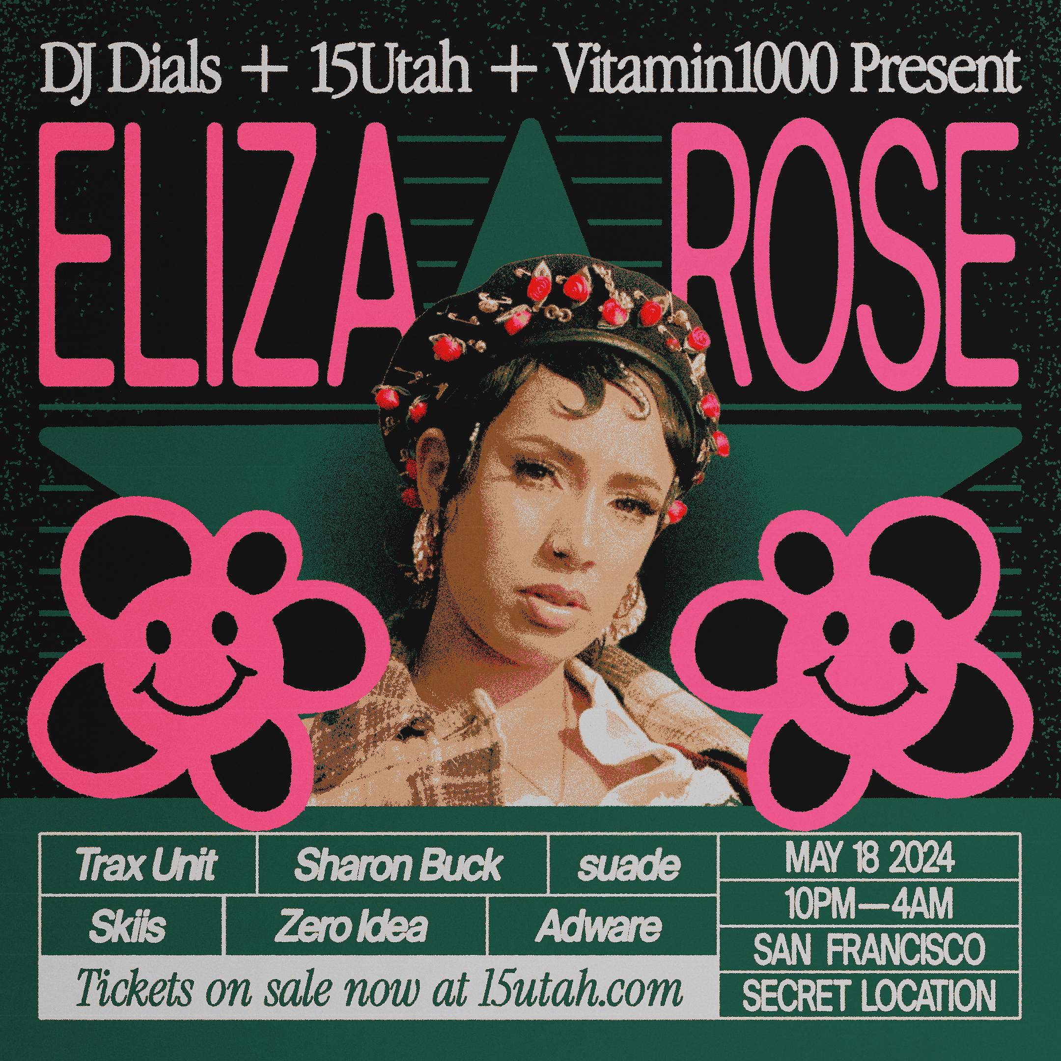 Eliza Rose - Secret Underground - フライヤー裏