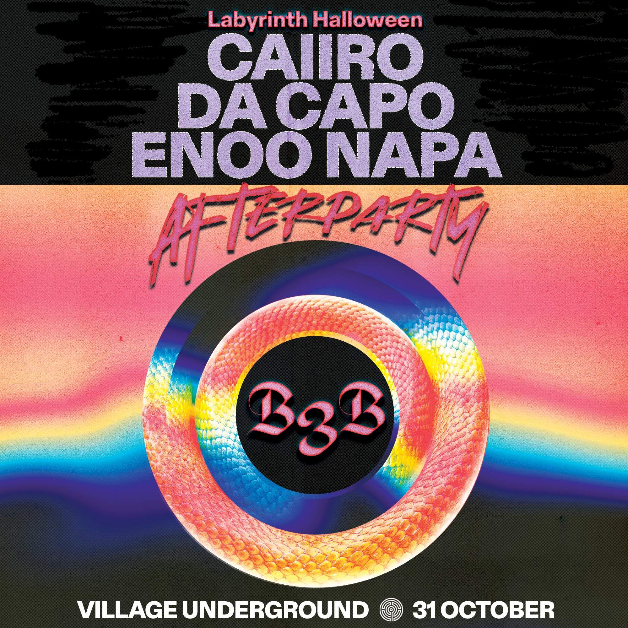 Labyrinth presents: Caiiro x Da Capo x Enoo Napa B3B Halloween ...