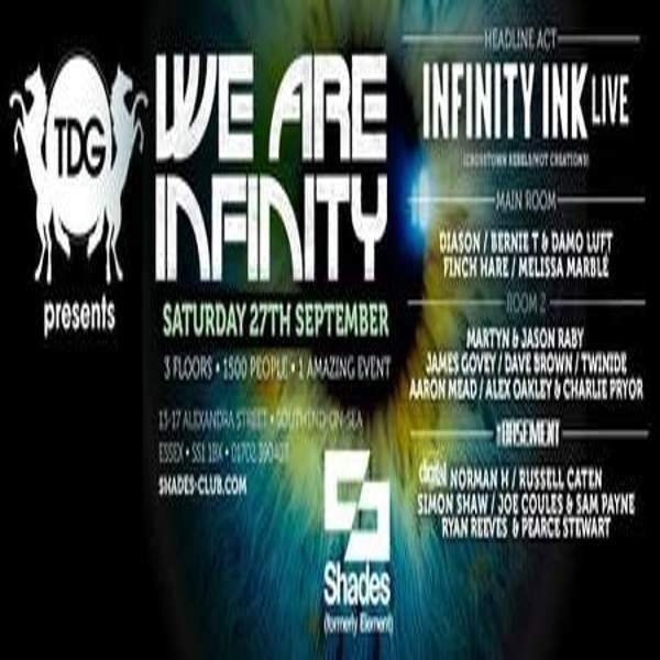 Too Damn Glam presents We Are Infinity feat. Infinity Ink (Live) - フライヤー表
