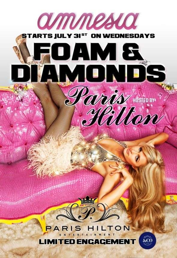 Foam & Diamonds Hosted By Paris Hilton - Página frontal