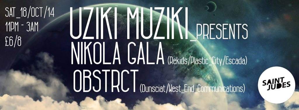 Uziki Muziki presents: Nikola Gala & Obstrct - Página trasera
