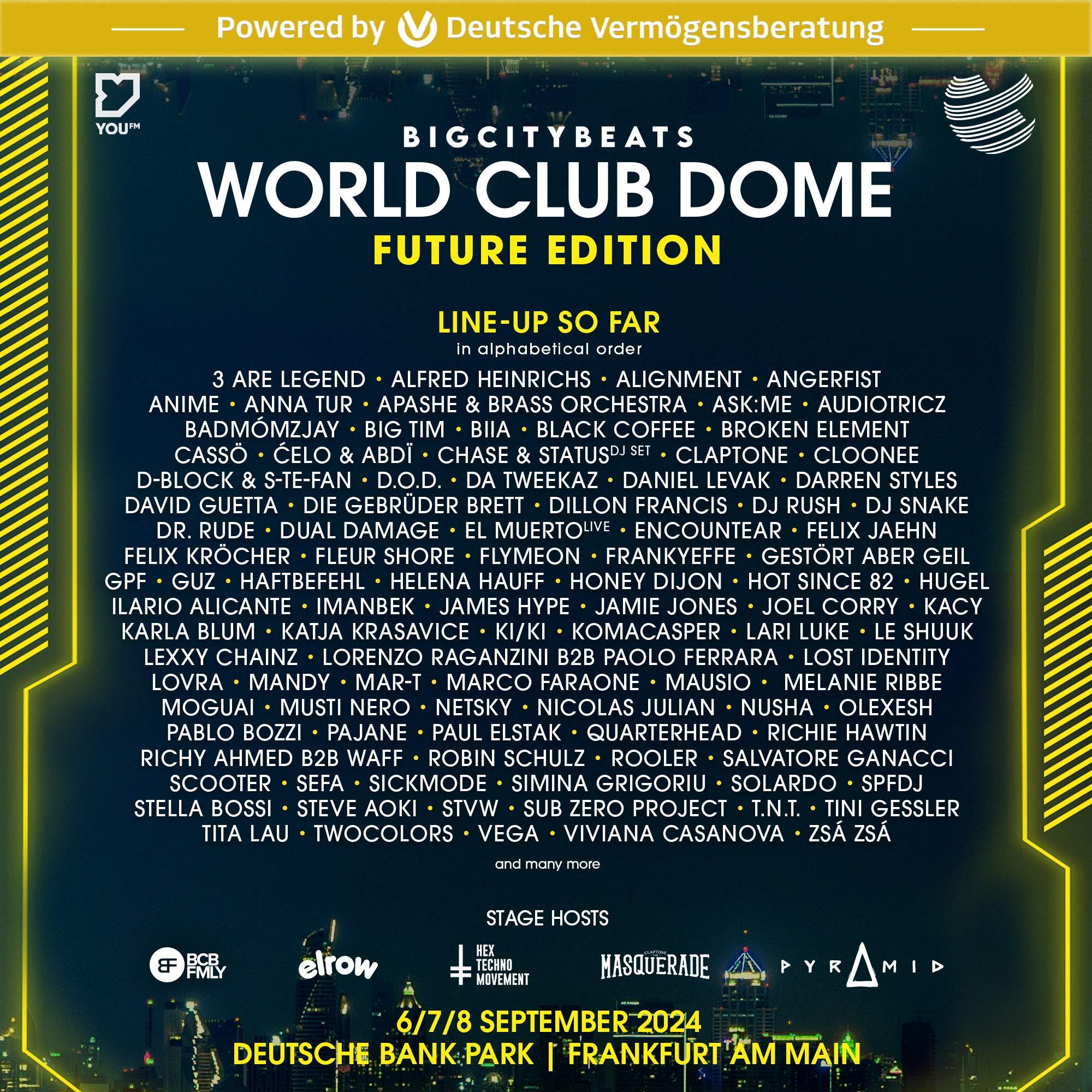BigCityBeats WORLD CLUB DOME - Página frontal
