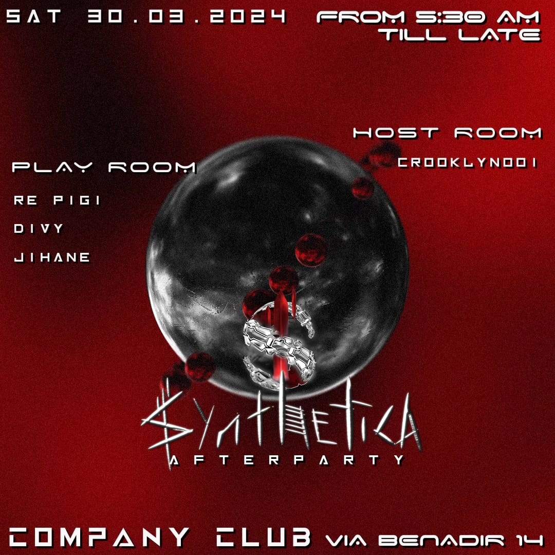 Synthetica After Party - フライヤー表