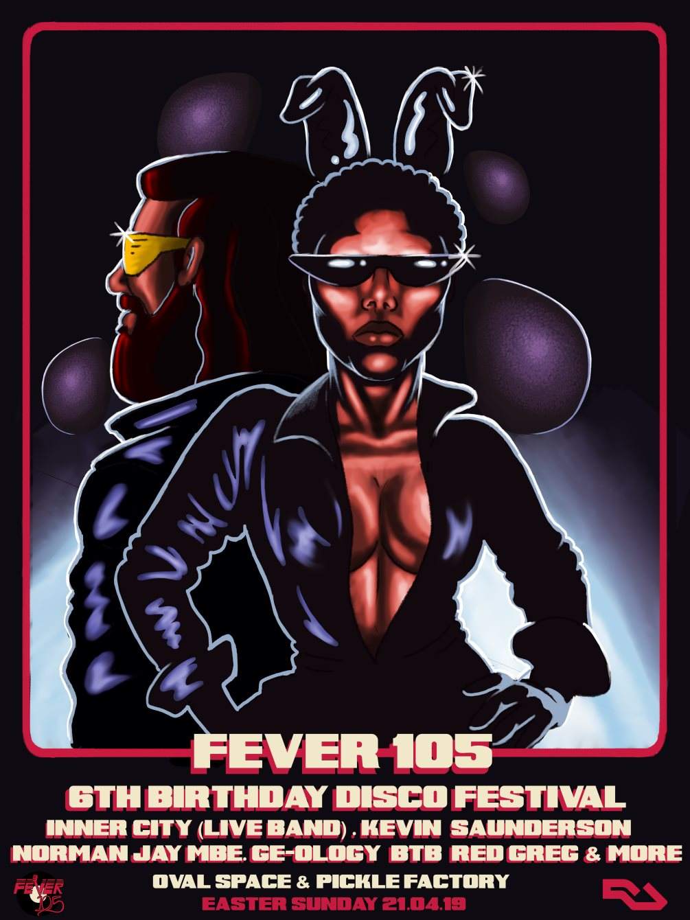 Easter Sunday Disco Festival & Fever 105 6th Birthday - Página trasera