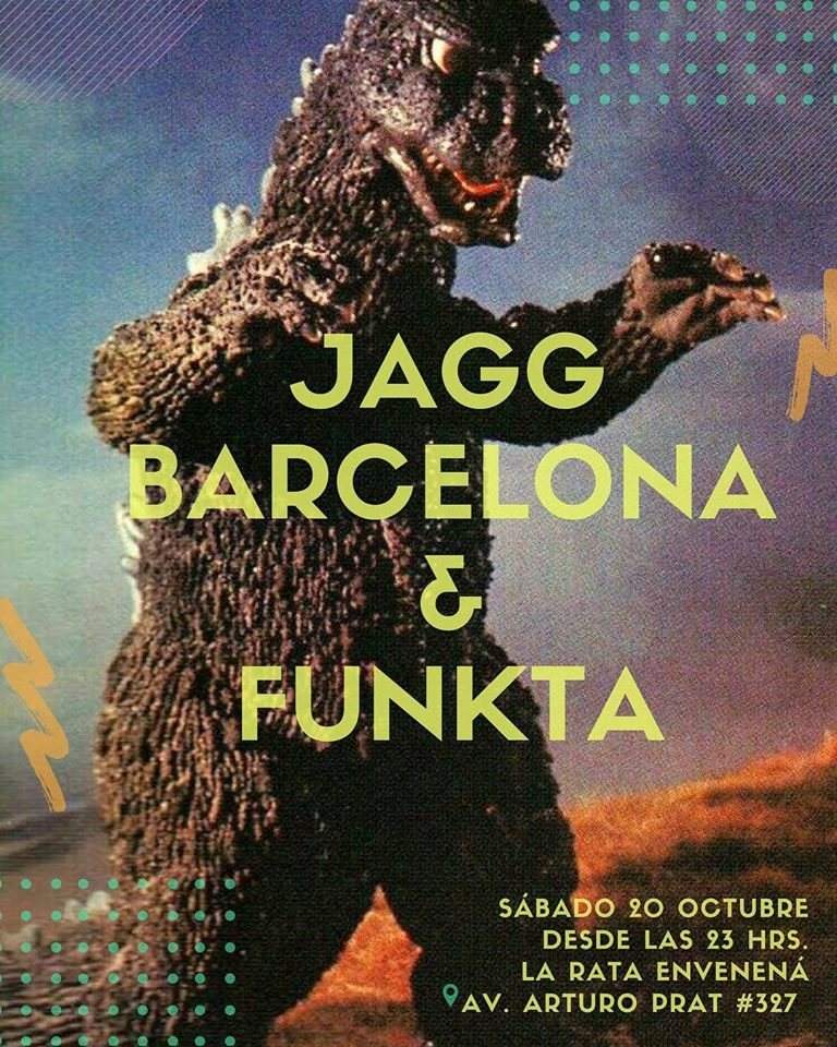 Jagg Barcelona & Funkta - フライヤー表