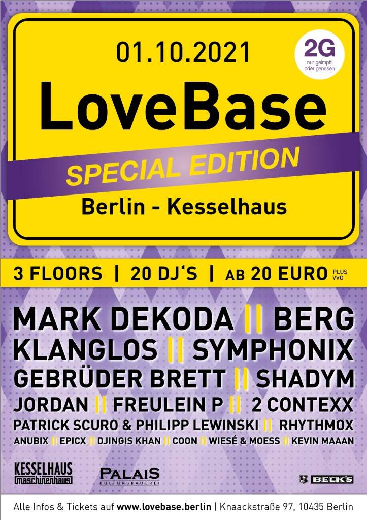Lovebase at Kesselhaus, Berlin