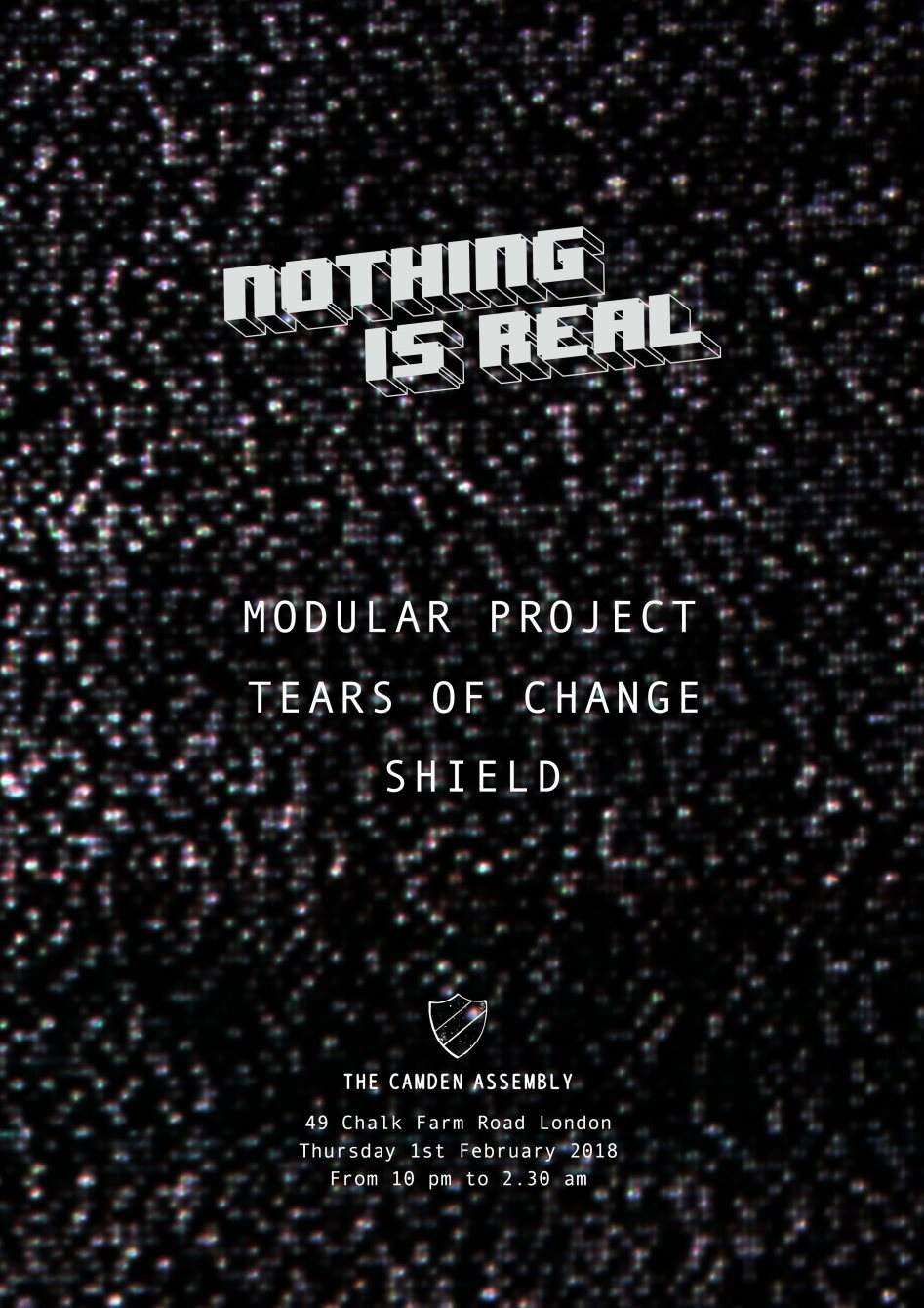 Nothing is Real Showcase in London - フライヤー表