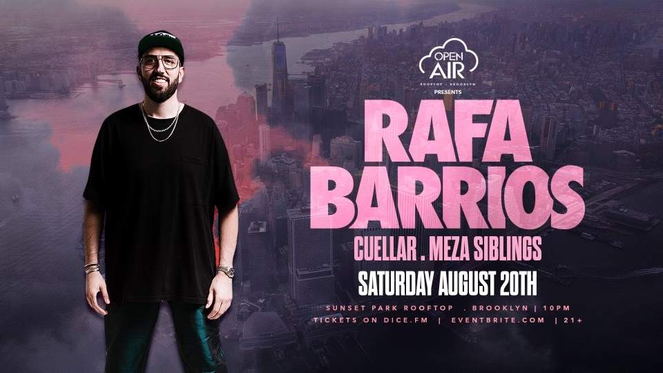 Rafa Barrios - Open Air Brooklyn - フライヤー表